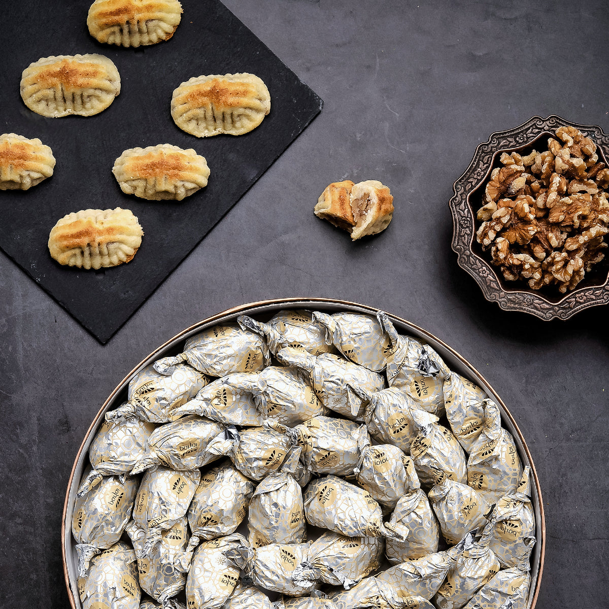 Parfai Mamool with Walnuts | بارفيه معمول بالجوز