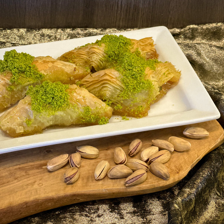 Turkish Baklava with Qishta (by the pound) | بقلاوة تركية
