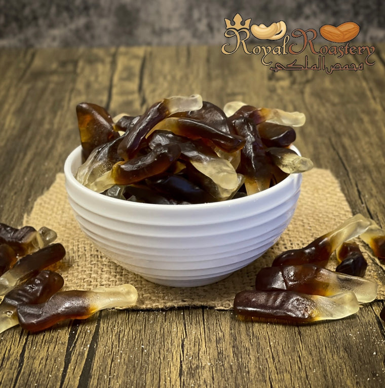 Halal Gummies - Clear Cola Bottles